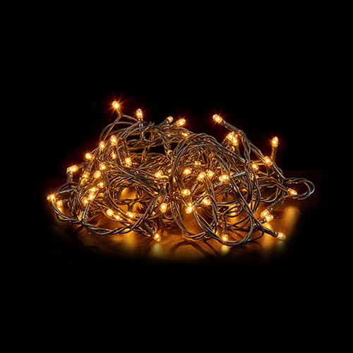 Wreath of LED Lights Yellow (6 m)