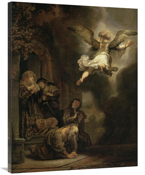 Global Gallery GCS-282711-40-142 40 in. Archangel Raphael Leaving the 