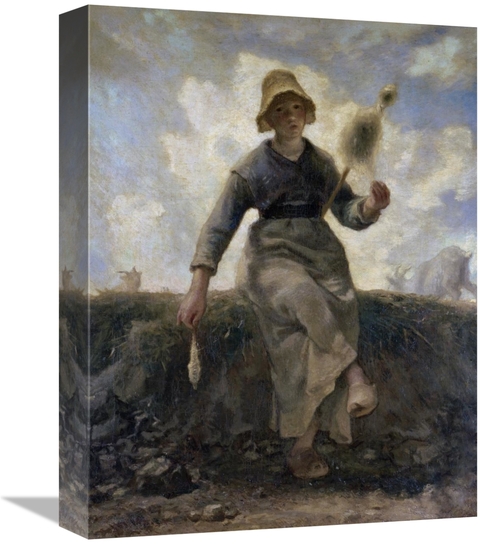 Global Gallery GCS-282522-16-142 16 in. The Spinner, Goat-Girl fro