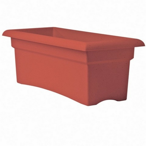 Fiskars 57026C 26 in. Red Veranda Planter