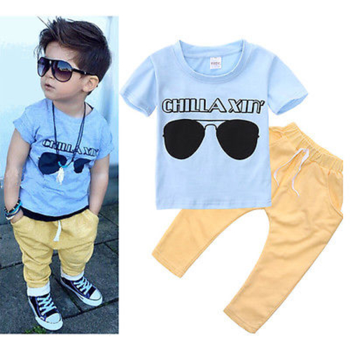 baby boys clothing set Kids boy short sleeve