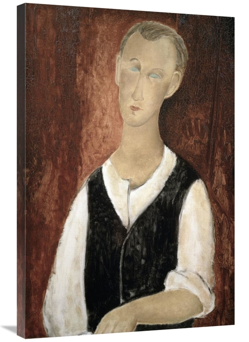 Global Gallery GCS-278603-36-142 36 in. Young Man with a Black Vest Ar