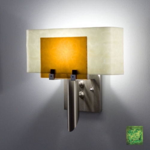 WPT Design Dessy1 - WG-CVWH Incadescent Wall Sconce - Curved Back Whit