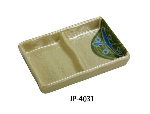 Yanco JP-4031 Japanese Divided Sauce Dish