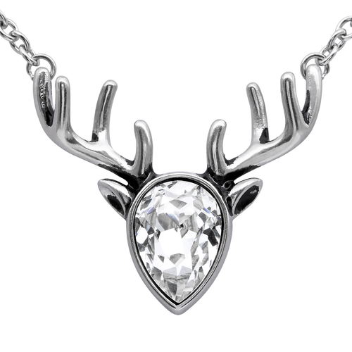 Crystal Reindeer Necklace 