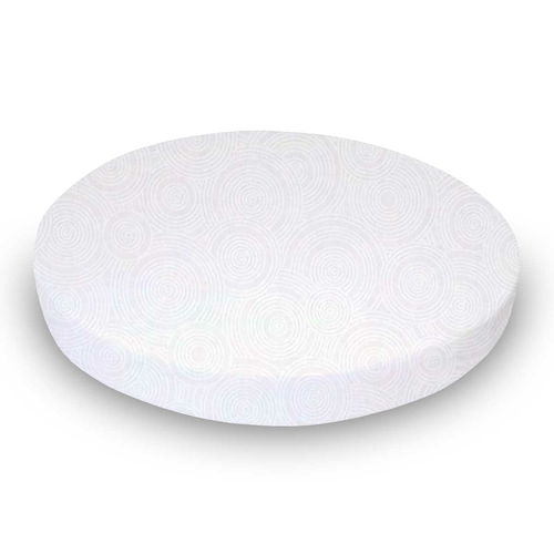 SheetWorld Fitted Oval Crib Sheet Fits Stokke Sleepi - 100% Cotton