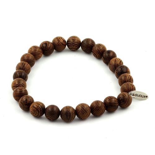 Natural wood Bracelet 8 mm.