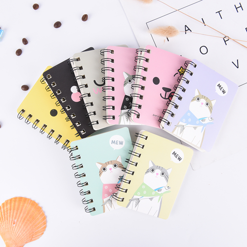 Cute Cat Rabbit Notebook Cartoon Panda Bear Coil