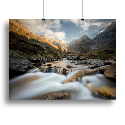 Autumn In The Alps Canvas Print or Poster