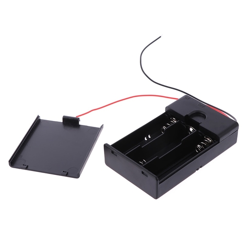 Battery box holder ON/OFF Switch for 3 X AA