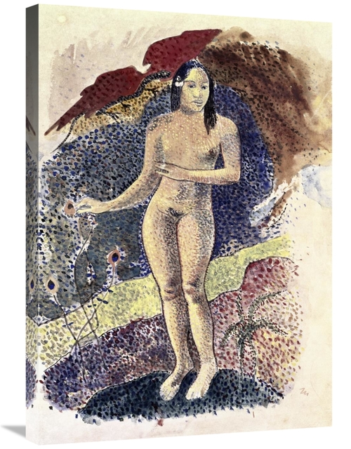 Global Gallery GCS-277643-30-142 30 in. Nude Tahitian Woman - Femme Nu