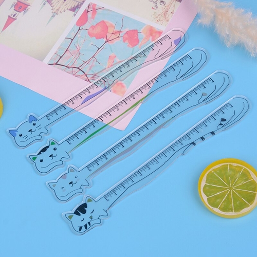 Cat Stationery Ruler Acrylic Ruler Cute Kawaii