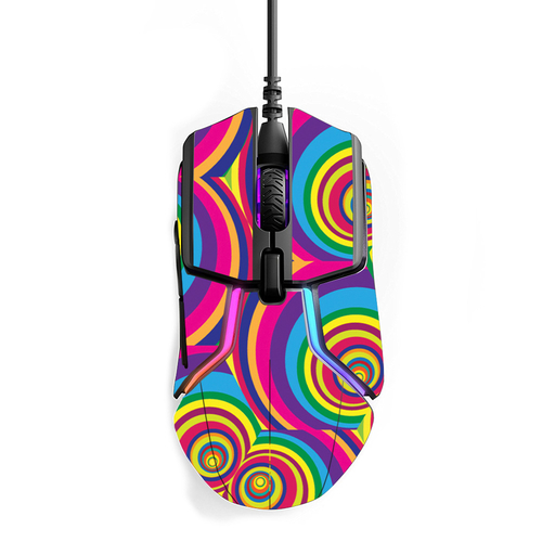 MightySkins SSRL600-Groovy 60s Skin for SteelSeries Rival 600 Gaming M