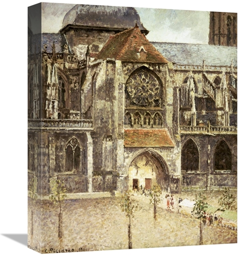 Global Gallery GCS-279428-16-142 16 in. Portal of the Saint Jacques Ch