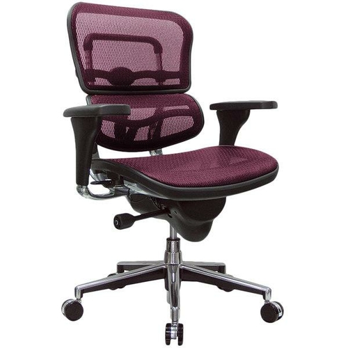 26.5inches x 29inches x 39.5inches  Plum Red Mesh Chair