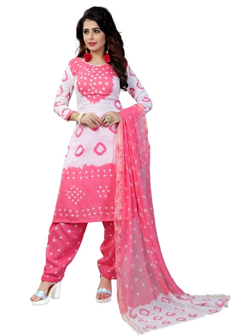 Generic Women's Satin Cotton Salwar Material