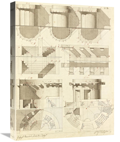 Global Gallery GCS-453933-1824-142 18 x 24 in. Plate 50 for Elements o