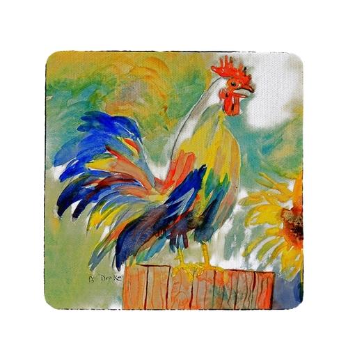 Betsy Drake CT265 Rooster Coaster - Set of 4