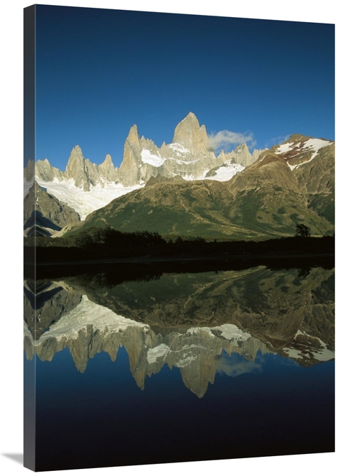 Global Gallery GCS-453412-2436-142 24 x 36 in. Mt Fitzroy Reflected in