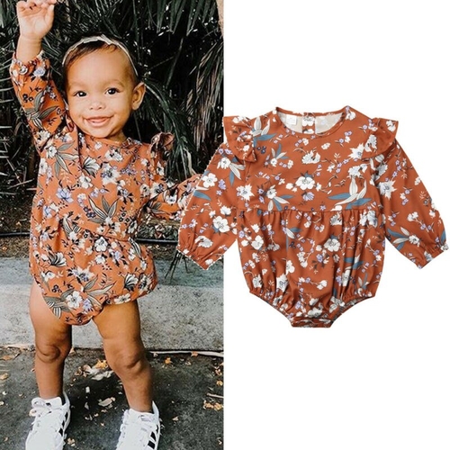 Pudcoco Autumn Newborn Kids Baby Girl Long Sleeve