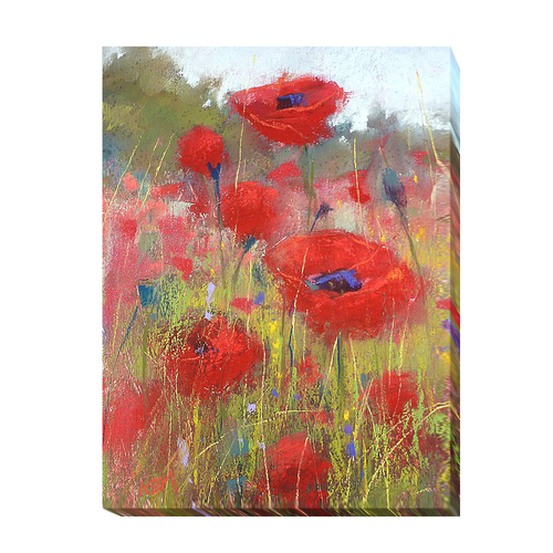 Artistic Home Gallery 1216E485IG In The Poppy Field by Karen Margulis 