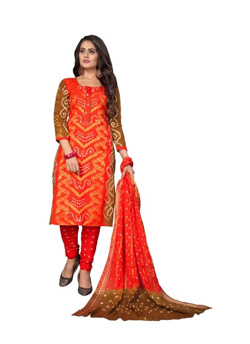 Generic Women's Satin Cotton Salwar Material