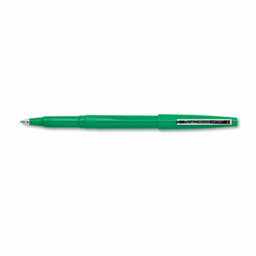 Pentel R100D Rolling Writer Roller Ball Capped Pen  Green Ink  Medium 