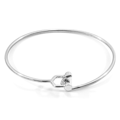 Hardy Buckle Midi Geometric Silver Bangle