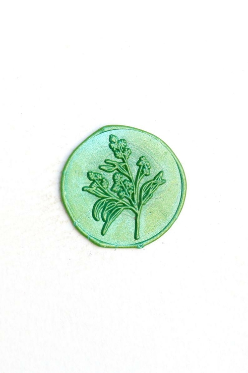 Eucalyptus leaf wax seal Wax Seal Stamp/Seeded eucalyptus wax seal