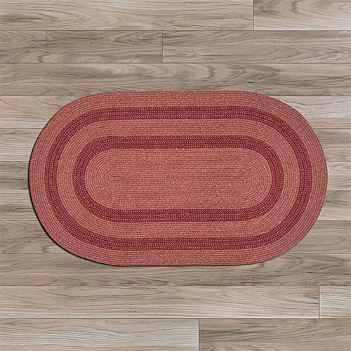 Colonial Mills Rug GW73R084X108 7 x 9 ft. Graywood Braided Rug  Cedar