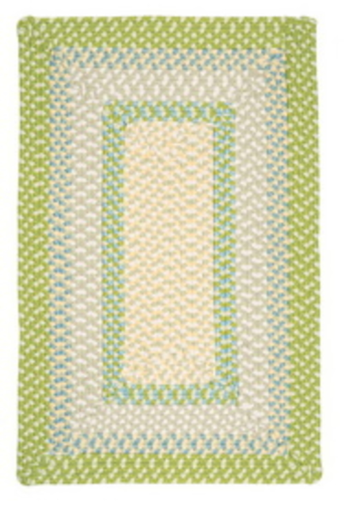 Colonial Mills Rug MG69R048X072R Montego - Lime Twist 4 ft. x 6 ft. Br