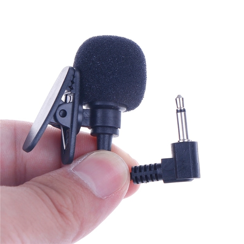 1pcs Mini 3.5mm Jack Microphone Lavalier Tie Clip