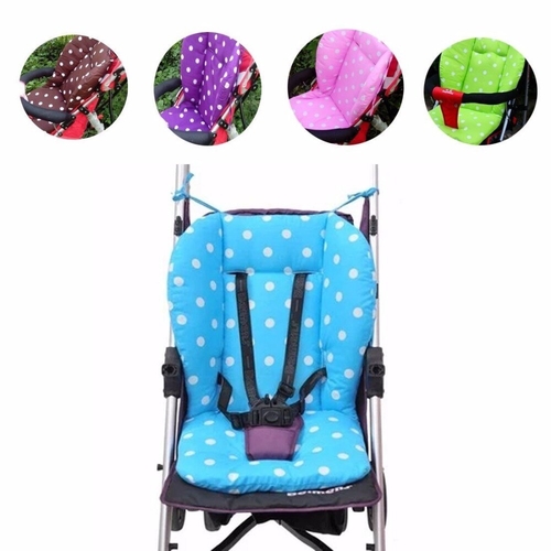 Baby Infant Thick Pushchair Mat Dot Liner Cover