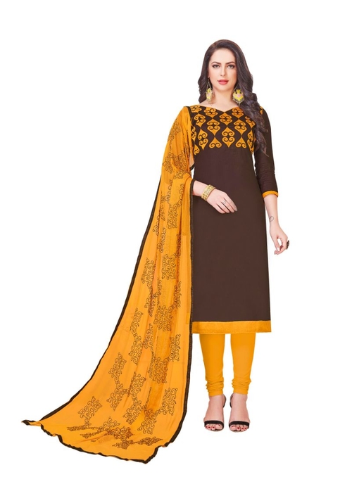 Generic Women's Glaze Cotton Salwar Material