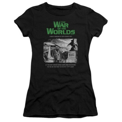 Trevco War Of The Worlds-Attack People Poster Short Sleeve Junior Shee