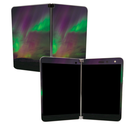 MightySkins MISURDUO-Aurora Borealis Skin for Microsoft Surface Duo - 