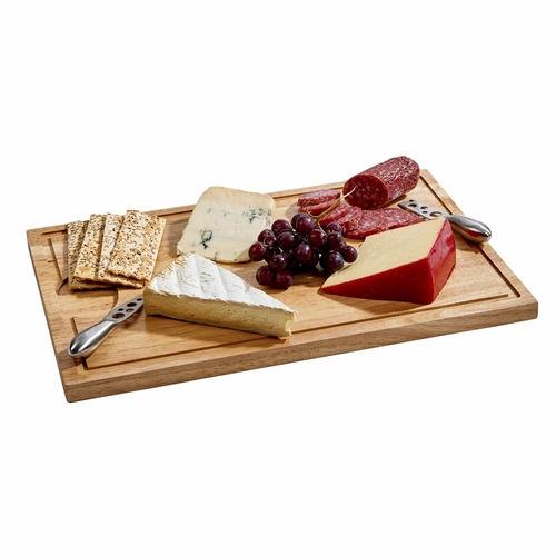 Creative Gifts 015844 Cutting Board with 18 x 12 in. Rubberwood
