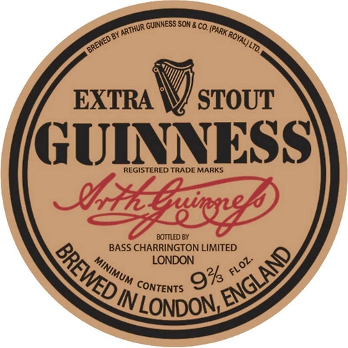 3 Inch Cloth Patch Extra Stout Guinness