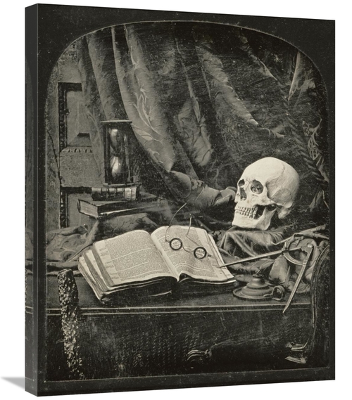 Global Gallery GCS-454968-2228-142 22 x 28 in. Still Life with Skull&#