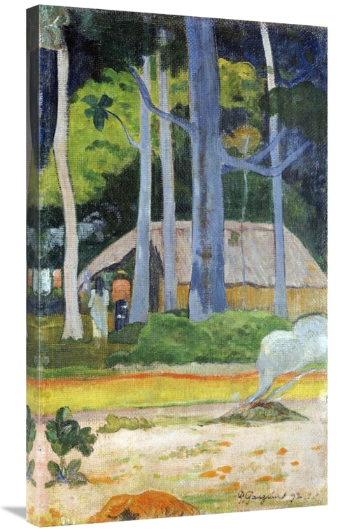 Global Gallery GCS-266364-36-142 36 in. Hut in the Trees Art Print - P