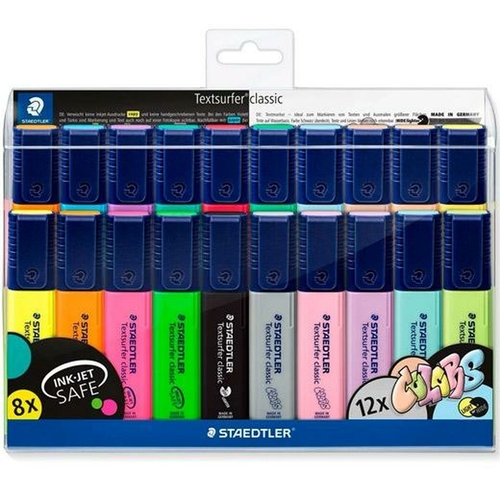 Fluorescent Marker Set Staedtler Textsurfer Classic 20 Pieces