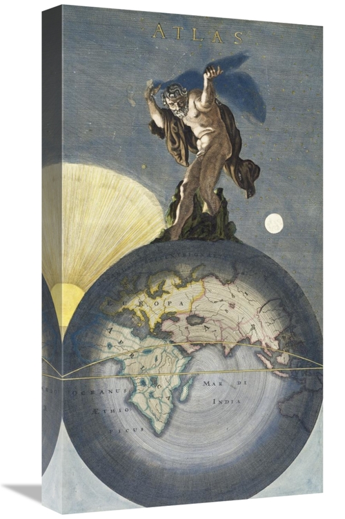 Global Gallery GCS-281945-22-142 22 in. Atlas Art Print - Justus Danck