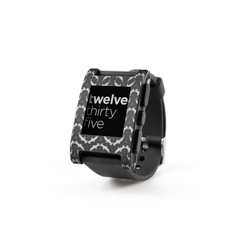 DecalGirl PWCH-SHIVERSHARK Pebble Watch Skin - Shiver of Sharks