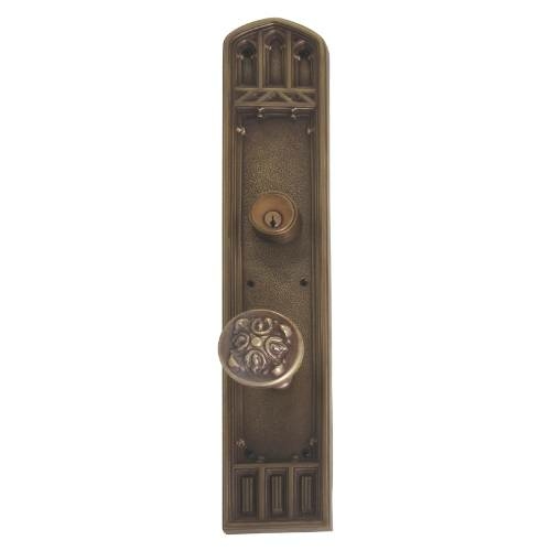 Brass Accents D04-K584J-MLT-610 Single Deadbolt Set 2.75 in. Backset -