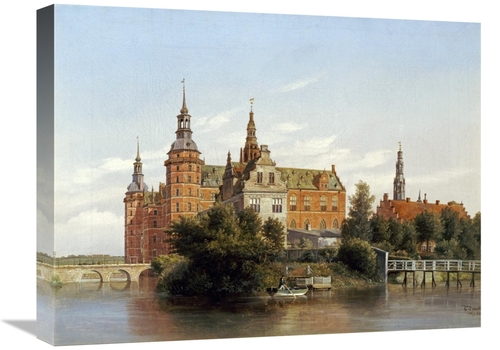 Global Gallery GCS-267166-22-142 22 in. Frederiksborg Castle, Denm