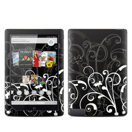 DecalGirl BNN9-BWFLEUR DecalGirl Barnes and Noble NOOK HD Plus Tablet 