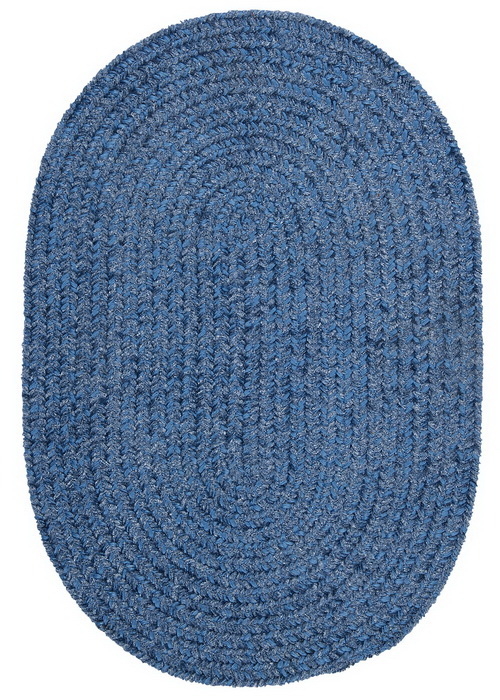 Colonial Mills Rug S501R024X072 Spring Meadow - Petal Blue 2 ft. x 6 f