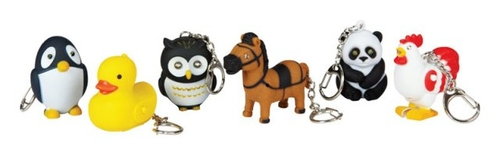 Diamond Visions 08-1437 LED Animal Key Chain - pack of 30