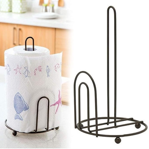 Kitchen Paper Towel Holder, One-Handed Tear Paper Towel Container