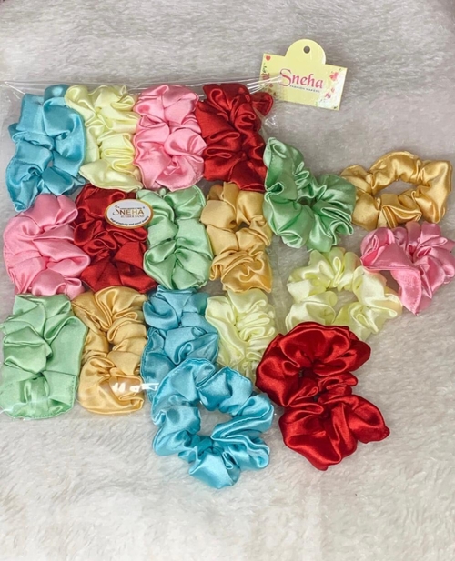 Velvet Box Soft Rubber Hair Bands for girls and women pack of 12